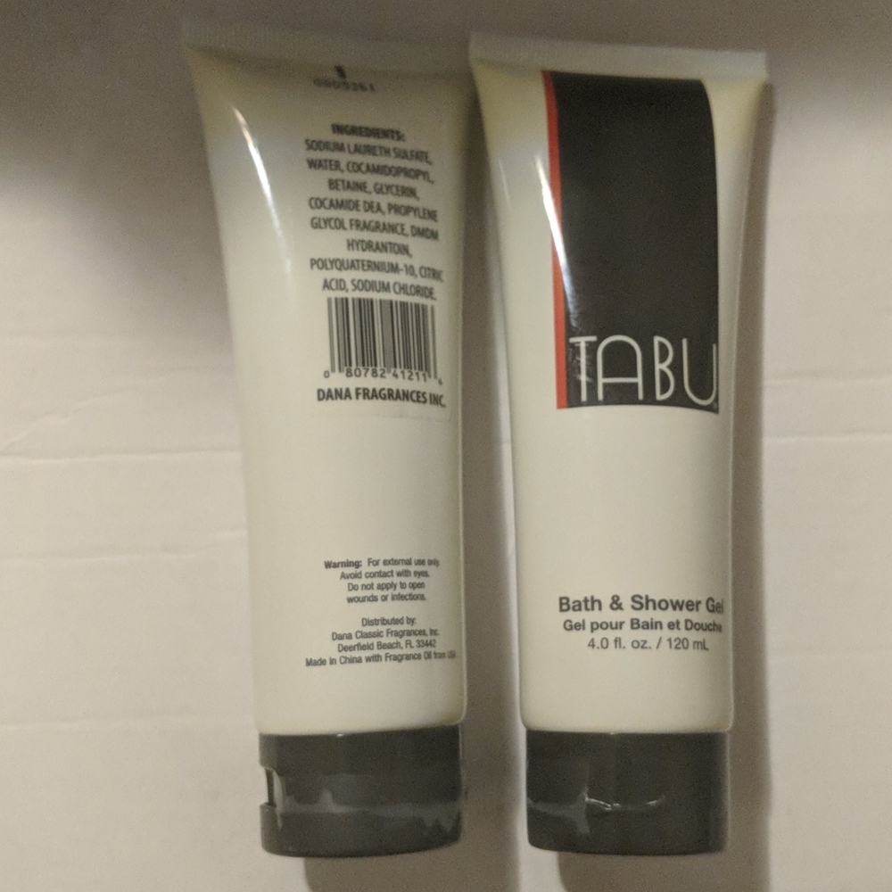1- TABU BATH & SHOWER GEL DANA 4 oz. 🆕